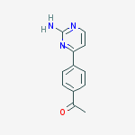 Ethanone, 1-[4-(2-amino-4-pyrimidinyl)phenyl]-