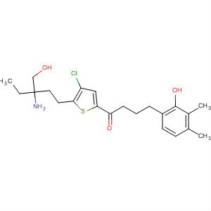 1-Butanone,1-[5-[3-amino-3-(hydroxymethyl)pentyl]-4-chloro-2-thienyl]-4-(3,4-dimethoxyphenyl)-