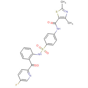 5-Thiazolecarboxamide,N-[4-[[[2-[(5-fluoro-2-pyridinyl)carbonyl]phenyl]amino]sulfonyl]phenyl]-2,4-dimethyl-