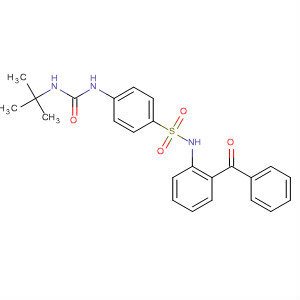 Benzenesulfonamide,N-(2-benzoylphenyl)-4-[[[(1,1-dimethylethyl)amino]carbonyl]amino]-