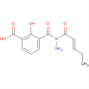 Benzoic acid, 2-hydroxy-, 2-[(2E)-1-oxo-2-pentenyl]hydrazide