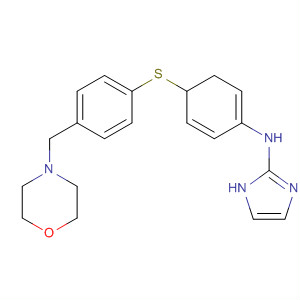 1H-Imidazol-2-amine,4,5-dihydro-N-[4-[[4-(4-morpholinylmethyl)phenyl]thio]phenyl]-