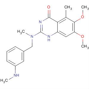 4(1H)-Quinazolinone,6,7-dimethoxy-5-methyl-2-[methyl[[3-(methylamino)phenyl]methyl]amino]-