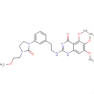 4(1H)-Quinazolinone,5,6,7-trimethoxy-2-[[[3-[3-(2-methoxyethyl)-2-oxo-1-imidazolidinyl]phenyl]methyl]methylamino]-
