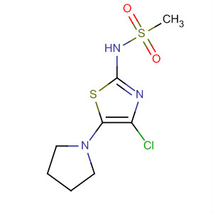 Methanesulfonamide, N-[4-chloro-5-(1-pyrrolidinyl)-2-thiazolyl]-