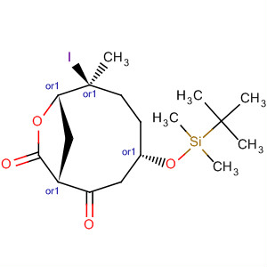 9-Oxabicyclo[6.2.1]undecane-2,10-dione,4-[[(1,1-dimethylethyl)dimethylsilyl]oxy]-7-iodo-7-methyl-,(1R,4S,7S,8S)-rel-