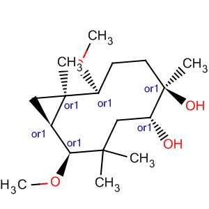 Bicyclo[8.1.0]undecane-5,6-diol, 2,9-dimethoxy-1,5,8,8-tetramethyl-,(1R,2S,5R,6R,9S,10S)-rel-