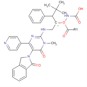 Carbamic acid,[(1S)-1-[[[5-(1,3-dihydro-1-oxo-2H-isoindol-2-yl)-1,6-dihydro-1-methyl-6-oxo-4-(4-pyridinyl)-2-pyrimidinyl]amino]methyl]-2-phenylethyl]-,1,1-dimethylethyl ester