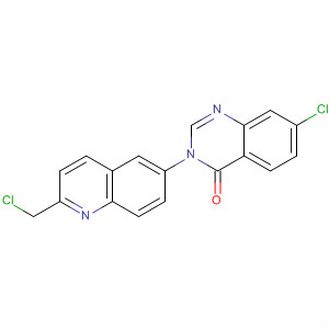 4(3H)-Quinazolinone, 7-chloro-3-[2-(chloromethyl)-6-quinolinyl]-
