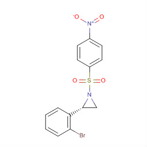 Aziridine, 2-(2-bromophenyl)-1-[(4-nitrophenyl)sulfonyl]-, (2S)-