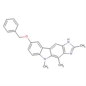 Imidazo[4,5-b]carbazole, 1,5-dihydro-2,4,5-trimethyl-8-(phenylmethoxy)-