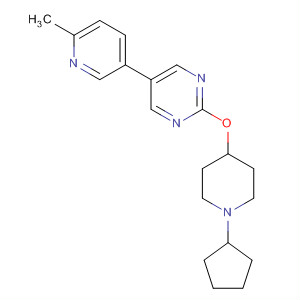 Pyrimidine, 2-[(1-cyclopentyl-4-piperidinyl)oxy]-5-(6-methyl-3-pyridinyl)-