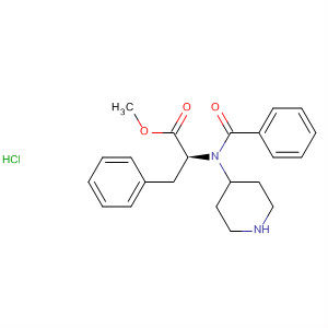 L-Phenylalanine, N-benzoyl-N-4-piperidinyl-, methyl ester,monohydrochloride