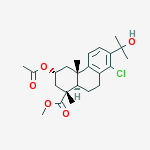 METHYL (1R,3S,4AS,10AS)-3-ACETYLOXY-8-CHLORO-7-(2-HYDROXYPROPAN-2-YL)-1,4A-DIMETHYL-2,3,4,9,10,10A-HEXAHYDROPHENANTHRENE-1-CARBOXYLATE