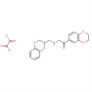 Ethanone,1-(2,3-dihydro-1,4-benzodioxin-6-yl)-2-[[(2,3-dihydro-1,4-benzodioxin-2-yl)methyl]amino]-, ethanedioate (1:1)