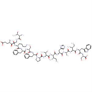 L-Serine,L-threonyl-L-a-glutamylglycyl-L-lysyl-L-phenylalanyl-L-seryl-L-phenylalanyl-L-prolyl-L-threonyl-L-isoleucyl-L-histidyl-L-alanyl-L-isoleucyl-L-tryptophyl-