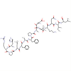 L-Leucine,L-histidyl-L-arginyl-L-prolyl-L-leucyl-L-phenylalanyl-L-alanyl-L-phenylalanyl-L-prolyl-L-a-aspartyl-L-alanyl-L-valyl-L-lysyl-L-glutaminyl-L-isoleucyl-