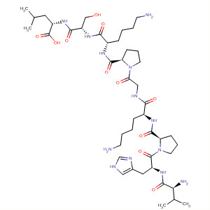 L-Leucine, L-valyl-L-histidyl-L-prolyl-L-lysylglycyl-L-prolyl-L-lysyl-L-seryl-