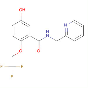 Benzamide, 5-hydroxy-N-(2-pyridinylmethyl)-2-(2,2,2-trifluoroethoxy)-