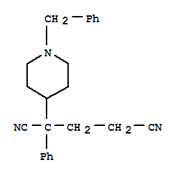 2-[1-benzyl-4-piperidyl]-2-phenylglutaronitrile
