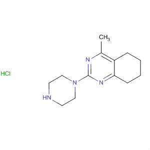 Quinazoline, 5,6,7,8-tetrahydro-4-methyl-2-(1-piperazinyl)-,monohydrochloride