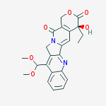 (4s)-11-(dimethoxymethyl)-4-ethyl-4-hydroxy-1h-pyrano[3',4':6,7]i Ndolizino[1,2-b]quinoline-3,14(4h,12h)-dione