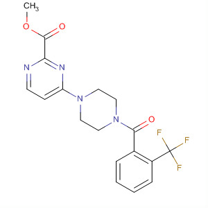 3-Pyridazinecarboxylic acid,6-[4-[2-(trifluoromethyl)benzoyl]-1-piperazinyl]-, methyl ester