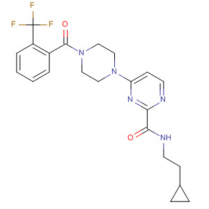 3-Pyridazinecarboxamide,N-(2-cyclopropylethyl)-6-[4-[2-(trifluoromethyl)benzoyl]-1-piperazinyl]-