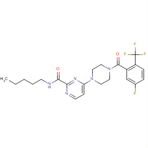 3-Pyridazinecarboxamide,6-[4-[5-fluoro-2-(trifluoromethyl)benzoyl]-1-piperazinyl]-N-pentyl-
