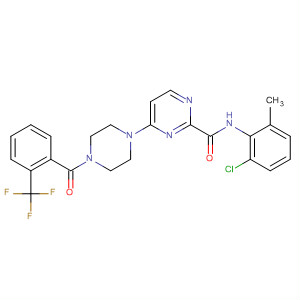 3-Pyridazinecarboxamide,N-(2-chloro-6-methylphenyl)-6-[4-[2-(trifluoromethyl)benzoyl]-1-piperazinyl]-