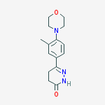 3(2H)-Pyridazinone, 4,5-dihydro-6-[3-methyl-4-(4-morpholinyl)phenyl]-