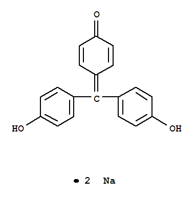 4-[bis(p-hydroxyphenyl)methylene]cyclohexa-2,5-dien-1-one, disodium salt