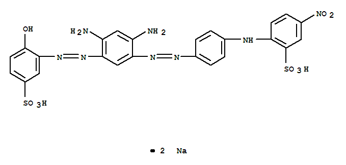 disodium 2-[[4-[[2,4-diamino-5-[(2-hydroxy-5-sulphonatophenyl)azo]phenyl]azo]phenyl]amino]-5-nitrobenzenesulphonate