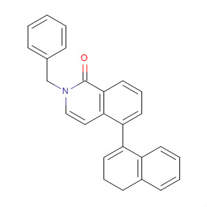 1(2H)-Isoquinolinone, 3,4-dihydro-5-(1-naphthalenyl)-2-(phenylmethyl)-