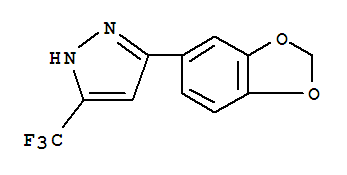 3-(1,3-BENZODIOXOL-5-YL)-5-(TRIFLUOROMETHYL)-1H-PYRAZOLE