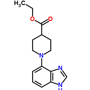 4-Piperidinecarboxylic acid, 1-(1H-benzimidazol-4-yl)-, ethyl ester