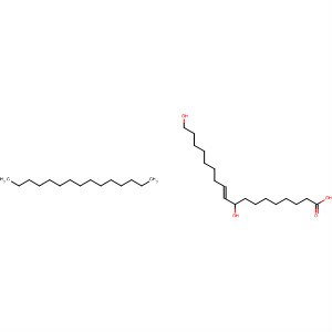 10-Octadecenoic acid, 9,18-dihydroxy-, (10E)-, compd. withpentadecane (1:1)