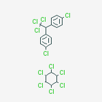 1,1'-(2,2,2-TRICHLOROETHANE-1,1-DIYL)BIS(4-CHLOROBENZENE)-1,2,3,4,5,6-HEXACHLOROCYCLOHEXANE(1:1)