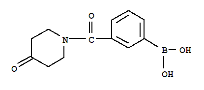 3-(4-OXOPIPERIDINE-1-CARBONYL)PHENYLBORONIC ACID