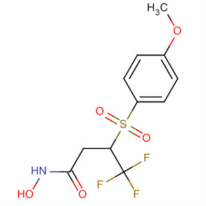 Butanamide, 4,4,4-trifluoro-N-hydroxy-3-[(4-methoxyphenyl)sulfonyl]-