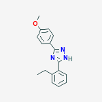 3-(2-Ethylphenyl)-5-(4-methoxyphenyl)-1H-1,2,4-triazole