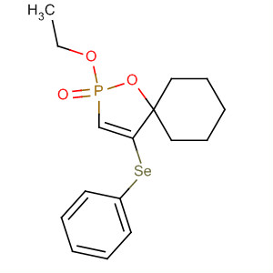 1-Oxa-2-phosphaspiro[4.5]dec-3-ene, 2-ethoxy-4-(phenylseleno)-,2-oxide