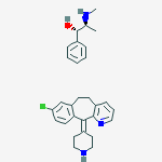 8-chloro-11-piperidin-4-ylidene-5,6-dihydrobenzo[1,2]cyclohepta[2,4-b]pyridine;(1s,2s)-2-(methylamino)-1-phenylpropan-1-ol