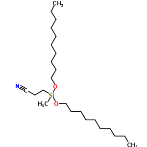 propanenitrile, 3-[bis(decyloxy)methylsilyl]-