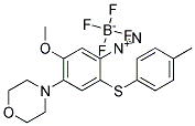 5-methoxy-4-(morpholin-4-yl)-2-[(p-tolyl)thio]benzenediazonium tetrafluoroborate