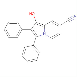 7-Indolizinecarbonitrile, 1-hydroxy-2,3-diphenyl-