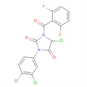 2,4-Imidazolidinedione,5-chloro-3-(3,4-dichlorophenyl)-1-(2,6-difluorobenzoyl)-