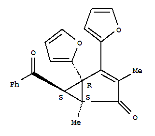 6-benzoyl-4,5-di(furan-2-yl)-1,3-dimethylbicyclo[3.1.0]hex-3-en-2-one