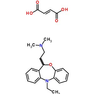 Dibenz(b,e)(1,4)oxazepine-11-ethanamine, 5,11-dihydro-5-ethyl-N,N-dime thyl-, (+-)-, (E)-2-butenedioate (1:1)
