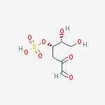 3-deoxy-4-O-sulfo-D-erythro-hexos-2-ulose